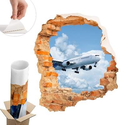 Autocolant decorativ gaură 85x100 Descoperire aeriană