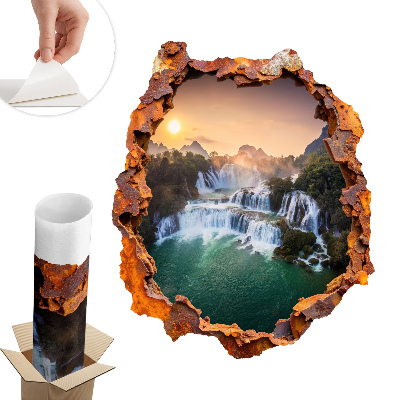 Autocolant decorativ gaură 83x100 Panoramă naturală