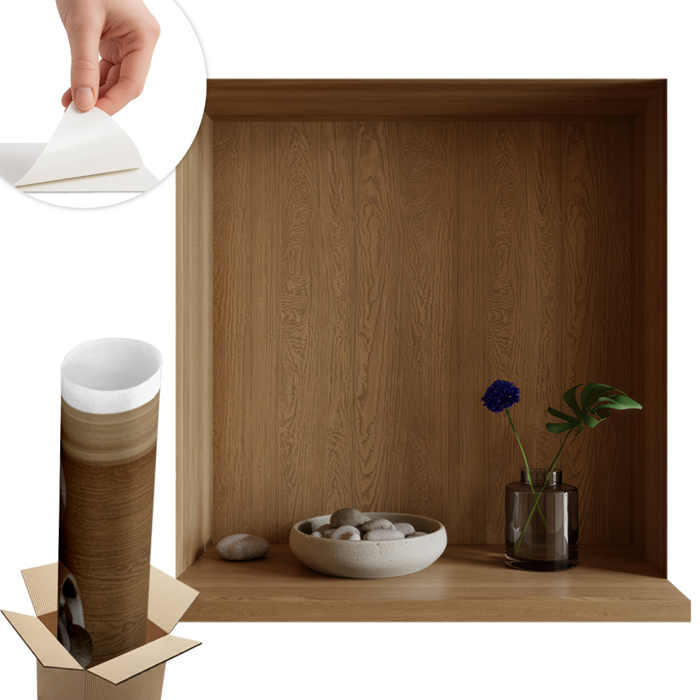 Autocolant 3d decorativ 128x130 Decorațiuni naturale