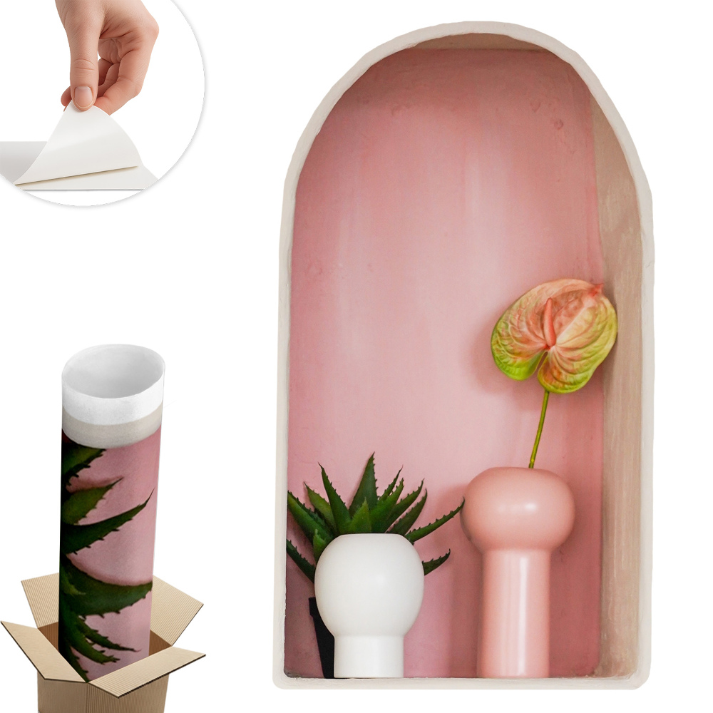 Autocolant 3d perete 35x60 Vegetație subtilă