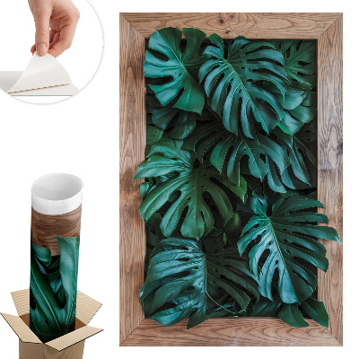 Autocolant 3d perete 40x60 Compoziție verde