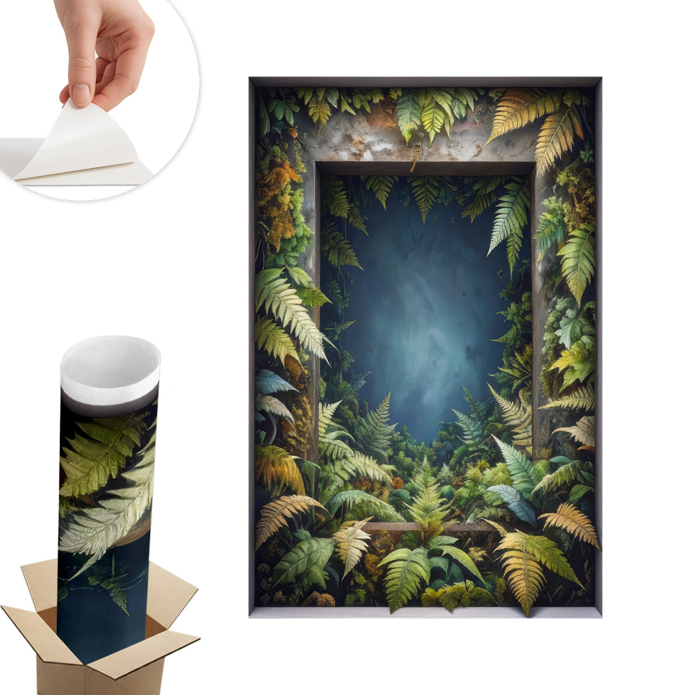 Fototapet fereastră 3d 39x60 Armonie naturală