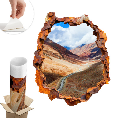 Autocolant gaură în perete 66x80 Peisaj montan