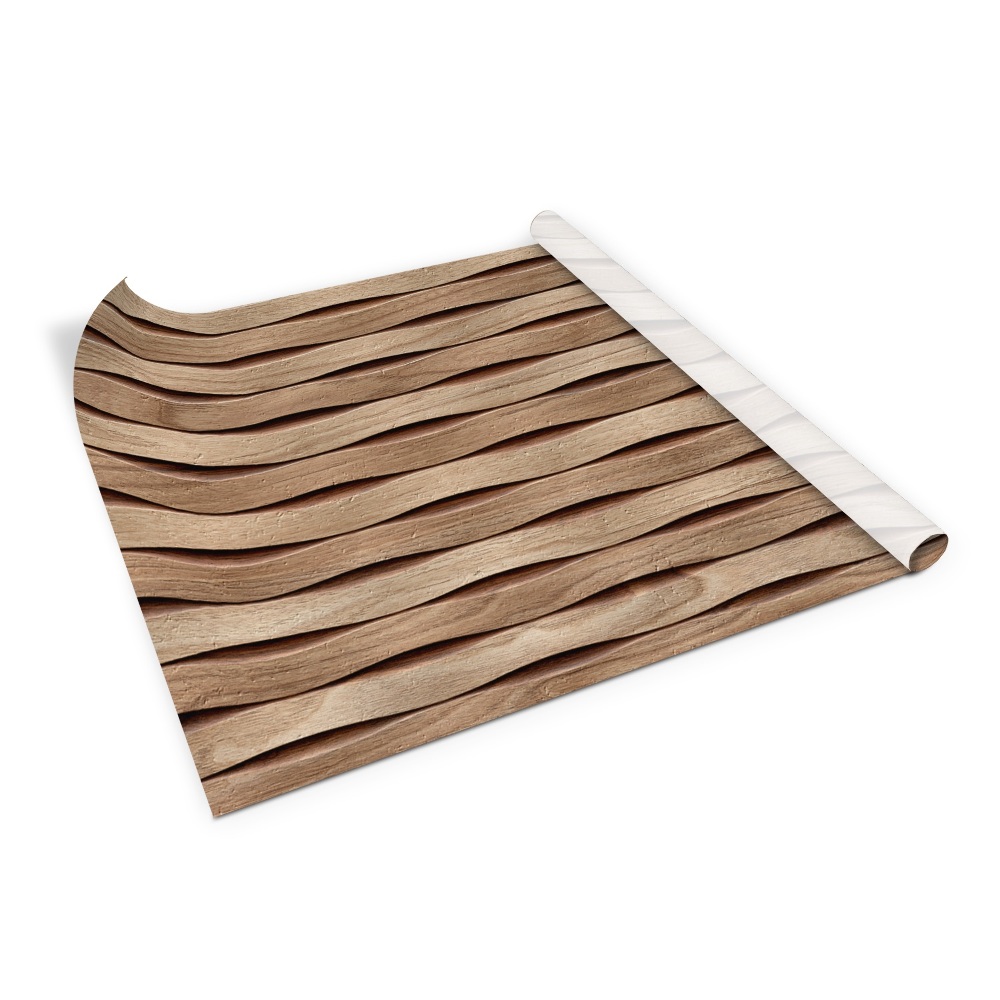 Folie autocolanta mobila Abstracție din lemn de valuri