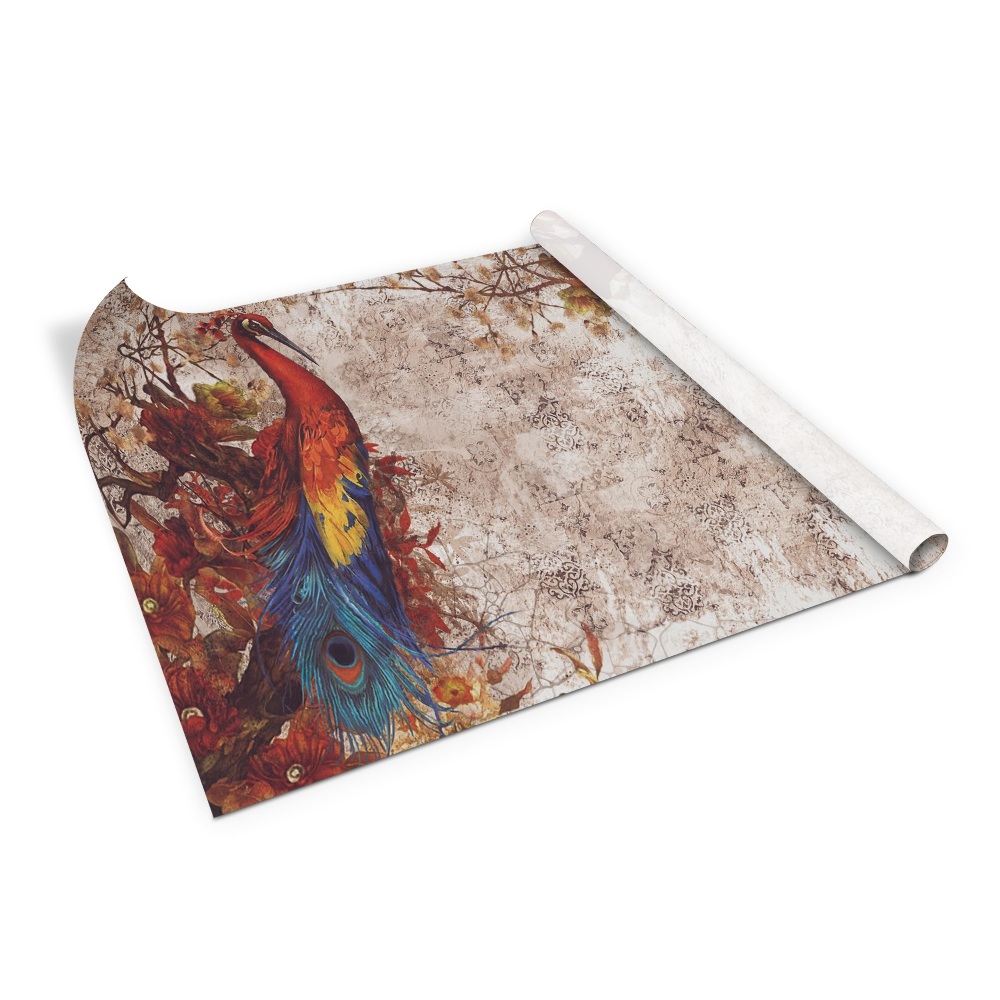 Folie autoadeziva pentru mobila Artă vintage cu păuni