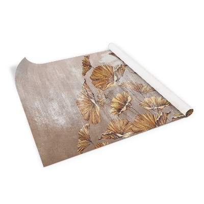 Folie autocolanta mobila Flori pe perete în stil loft