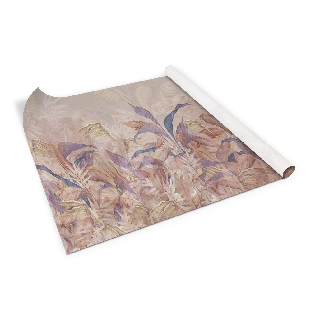 Folie autoadeziva pentru mobila Plante tropicale pictate