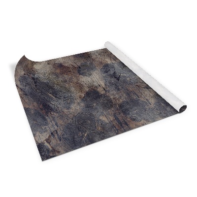 Folie autocolanta mobila maci vintage grunge mansardă