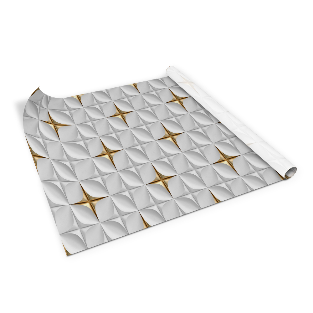 Autocolant mobila model de țiglă 3D