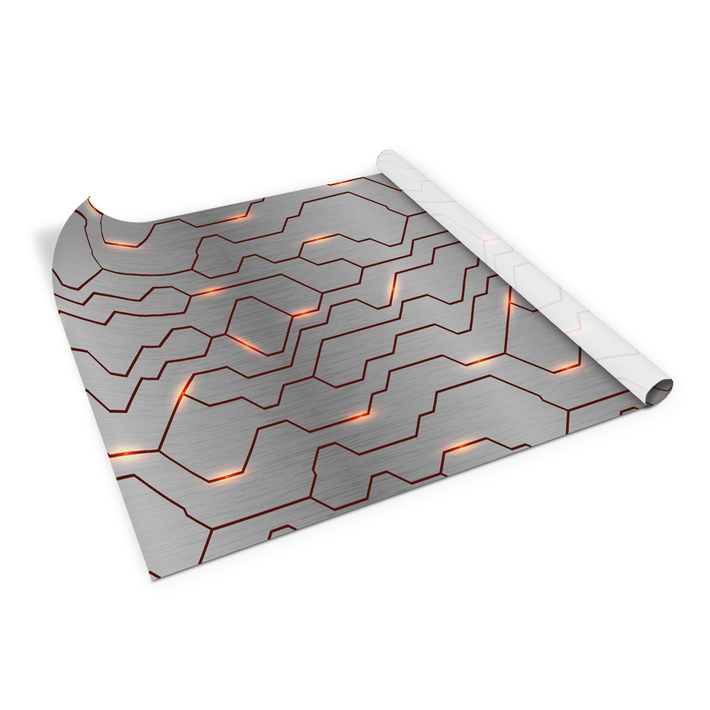 Folie autoadeziva pentru mobila Abstracție metalică