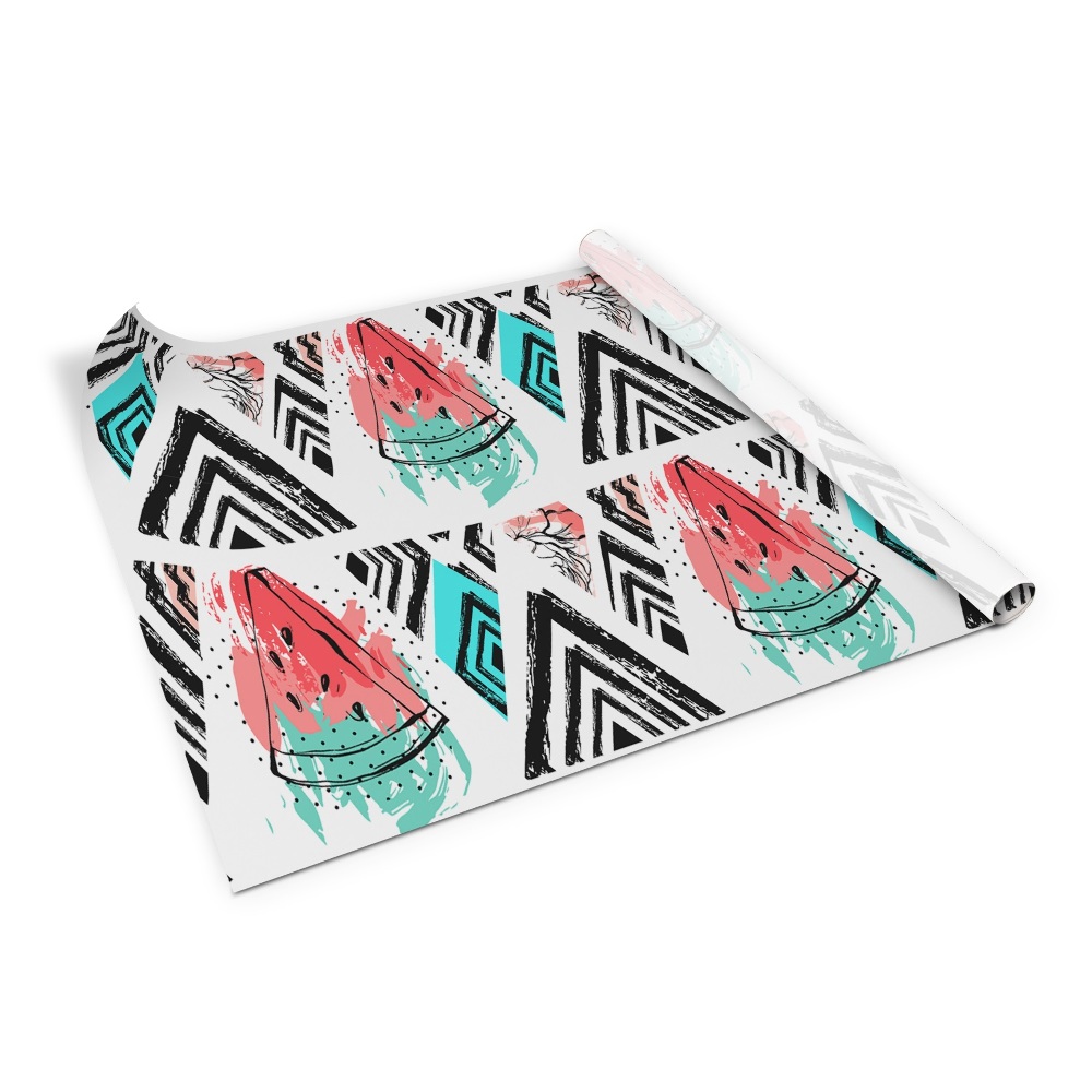 Folie autoadeziva pentru mobila Abstracție de pepene verde