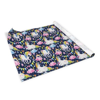 Folie autoadeziva pentru mobila Curcubeu de unicorn