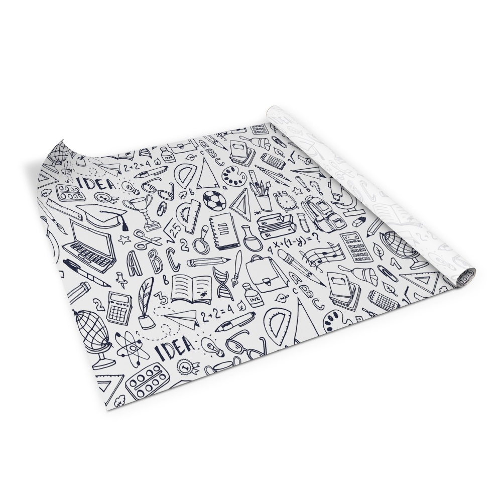 Folie autoadeziva pentru mobila rechizite școlare