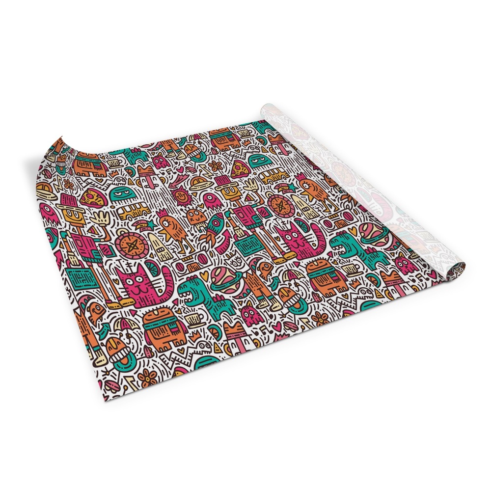 Folie autocolanta mobila Monștrii Doodle