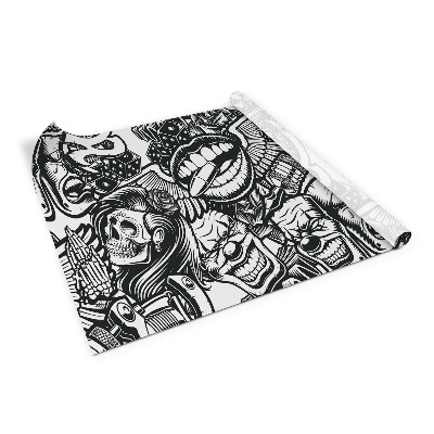 Autocolant mobila Tatuaj cu craniu