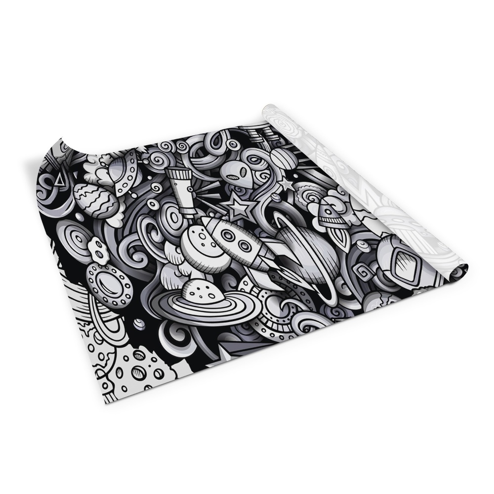 Autocolant mobila Stil de desene animate spațiale