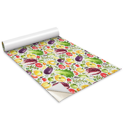 Folie autocolanta mobila Legume colorate