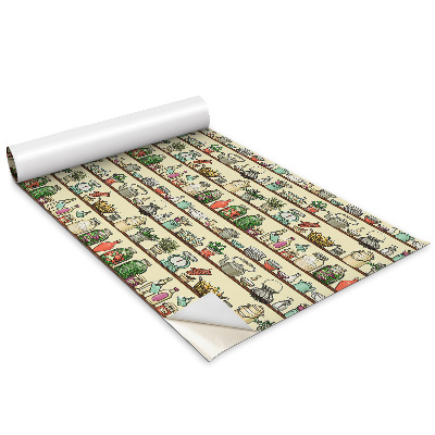 Folie autocolanta mobila Articole de bucătărie din desene animate