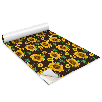 Folie autoadeziva pentru mobila Floarea-soarelui galbenă