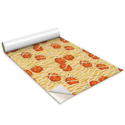 Folie autocolanta mobila Paste și chiftele