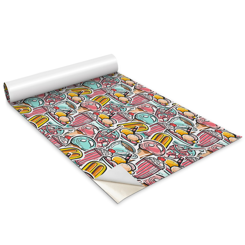 Autocolant pentru mobila Dulciuri de desene animate