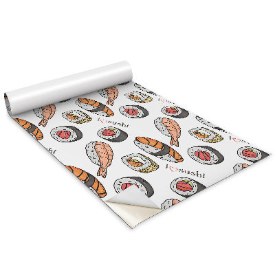 Folie autocolanta mobila Sushi de desene animate