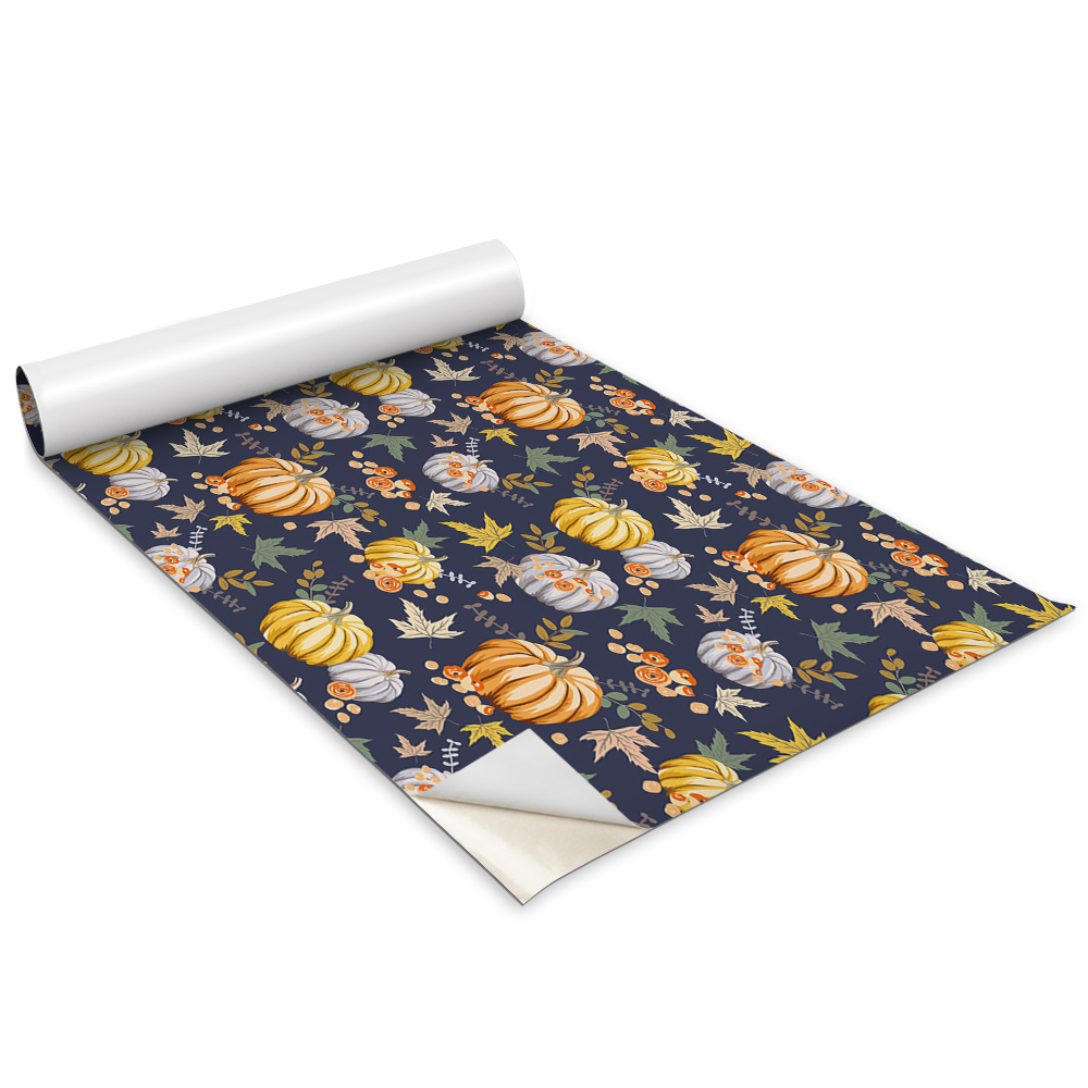 Autocolant pentru mobila Dovleci colorați