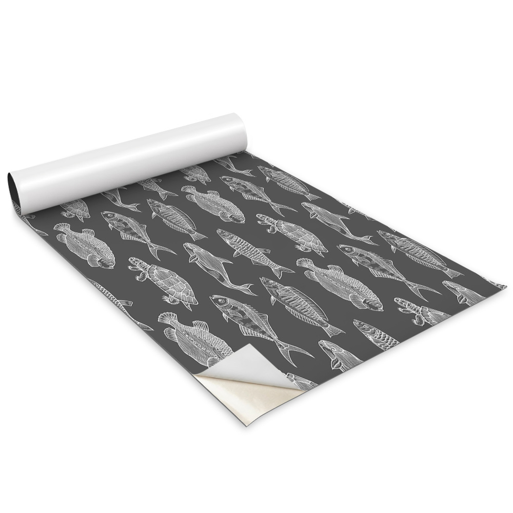 Folie autocolanta mobila Pești și țestoase de desene animate