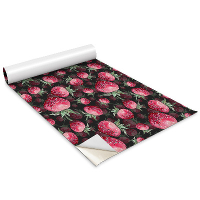 Folie autoadeziva pentru mobila Căpșuni de desene animate