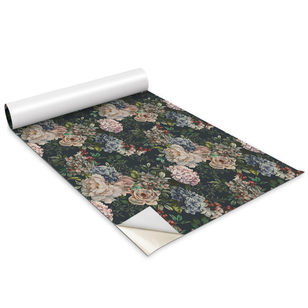 Folie autocolanta mobila Flori colorate