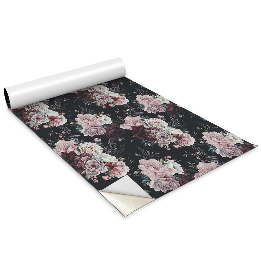 Folie autocolanta mobila Flori colorate