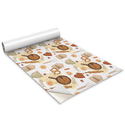 Folie autoadeziva pentru mobila Zahăr, făină și produse de patiserie