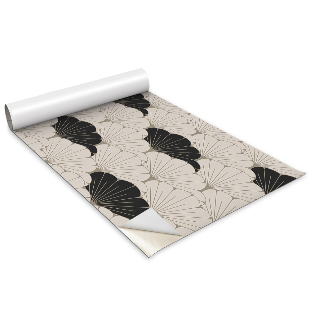 Folie autocolanta mobila Ilustrație cu frunze