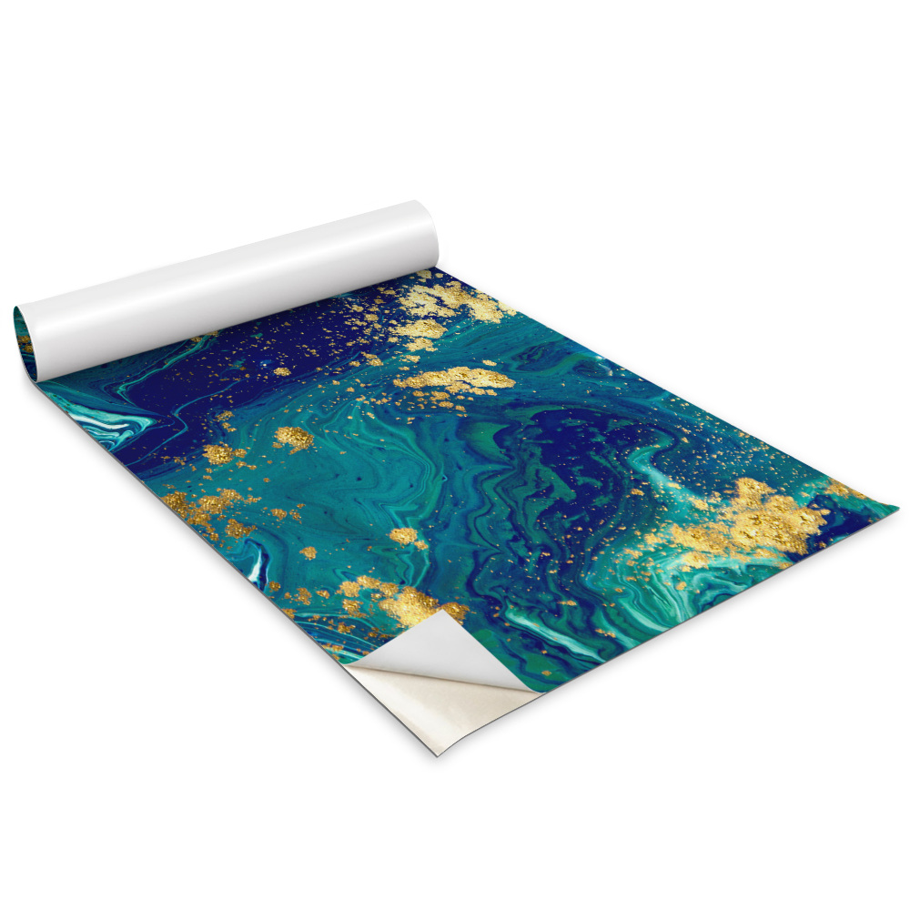 Folie autocolanta mobila Marmură albastră