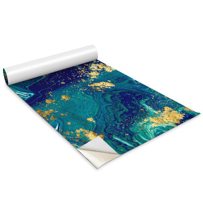 Folie autocolanta mobila Marmură albastră