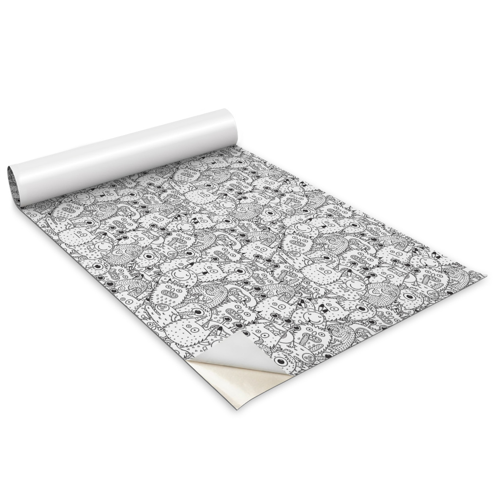 Folie autocolanta mobila Monștrii Doodle