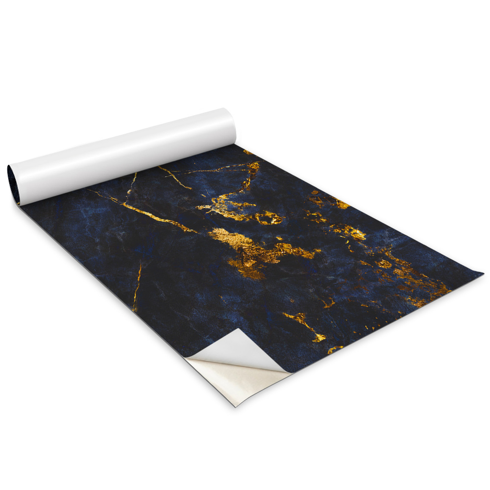 Folie autoadeziva pentru mobila Marmură albastră