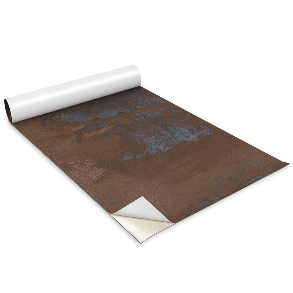 Folie autoadeziva pentru mobila Motiv vechi din tablă metalică