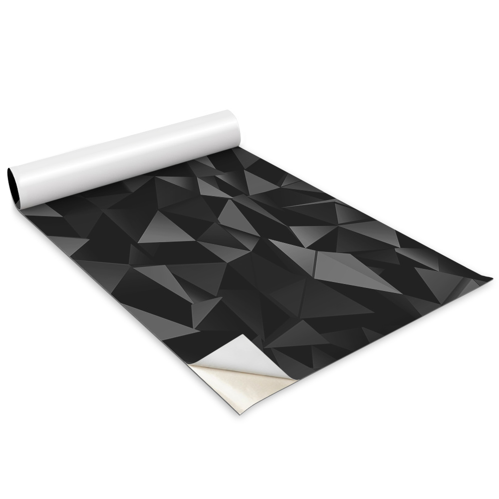 Folie autoadeziva pentru mobila Efect 3D cu triunghiuri întunecate