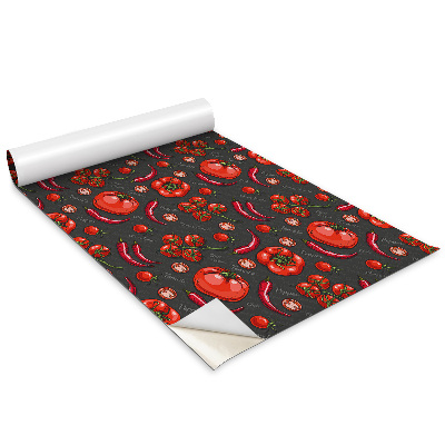 Folie autoadeziva pentru mobila Ardei și roșii