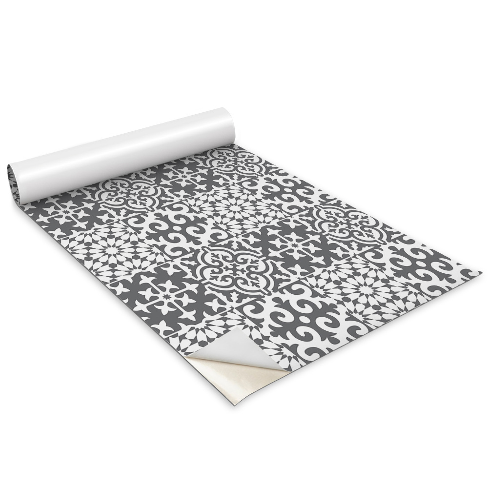 Autocolant pentru mobila Plăci gri cu motiv portughez