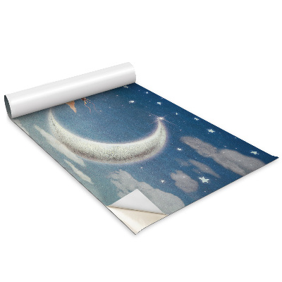 Folie autocolanta mobila Femeia pe Lună