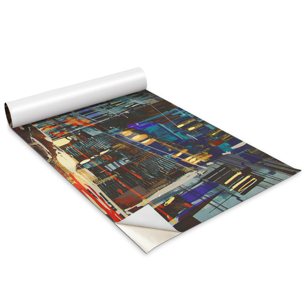 Folie autoadeziva pentru mobila Oraș aglomerat noaptea