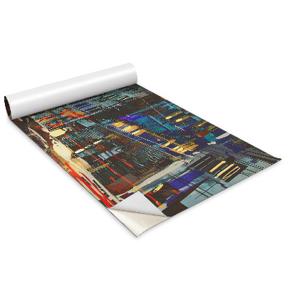 Folie autoadeziva pentru mobila Oraș aglomerat noaptea