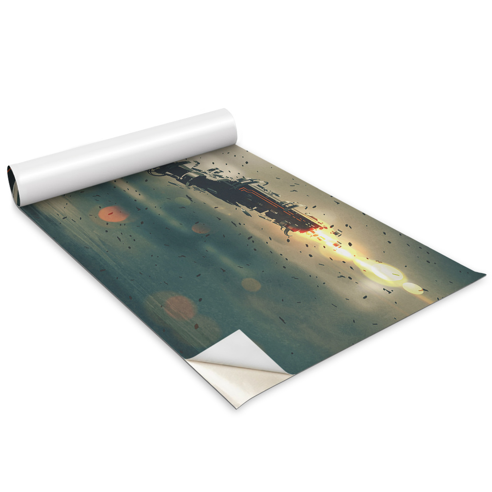 Autocolant pentru mobila Personaj fantastic cu o armă