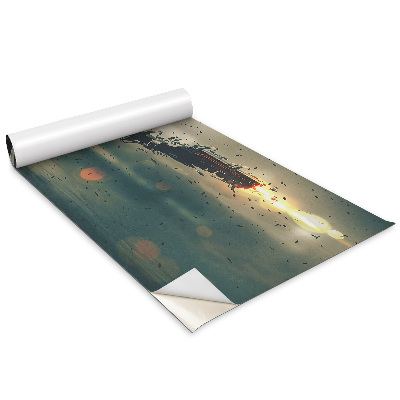 Autocolant pentru mobila Personaj fantastic cu o armă