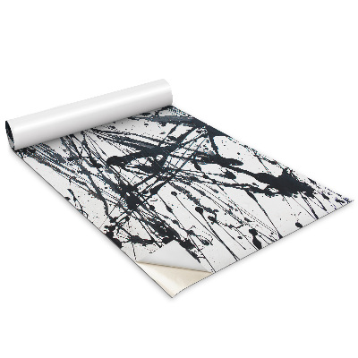 Folie autoadeziva pentru mobila Stropi de pensulă neagră