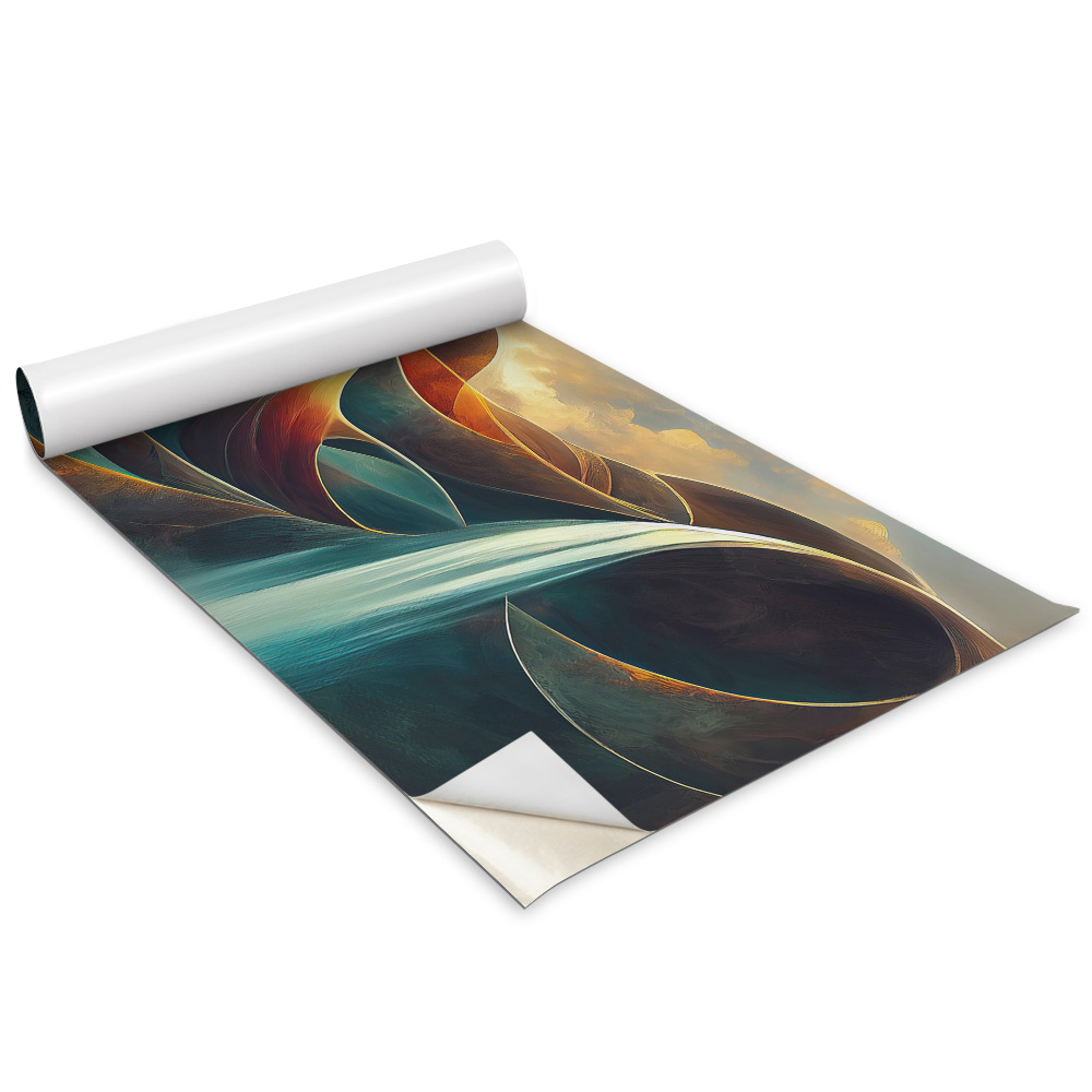 Folie autocolanta mobila Valuri abstracte