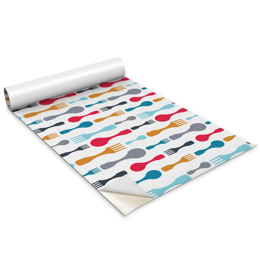 Folie autocolanta mobila Tacâmuri colorate