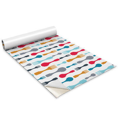 Folie autocolanta mobila Tacâmuri colorate